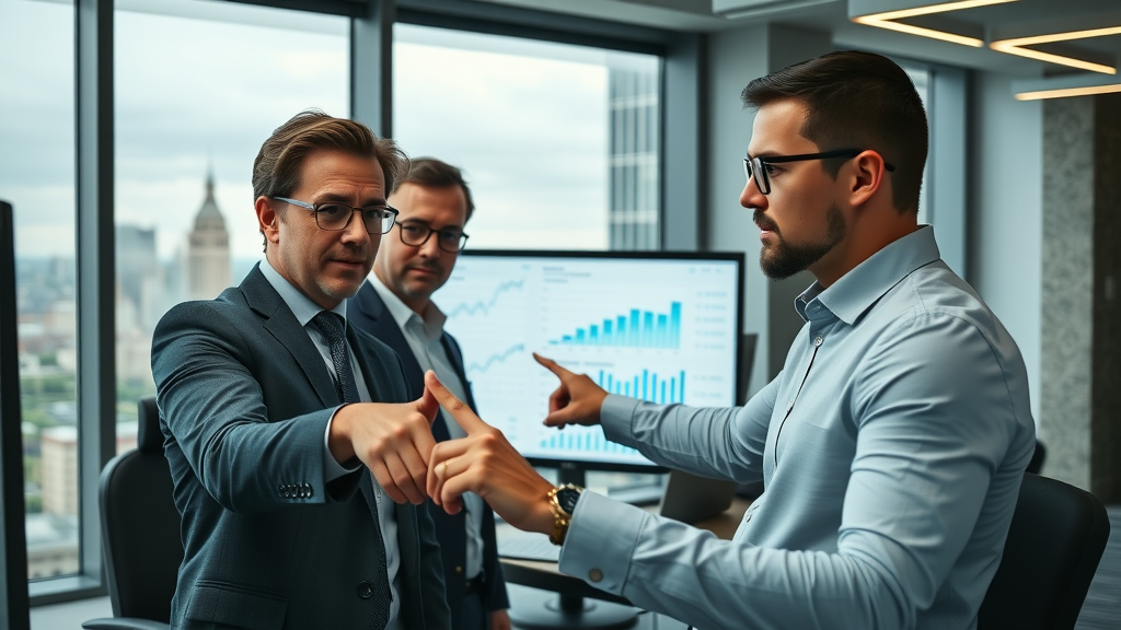 Law firm marketing team analyzing SEO data for legal practice marketing trends in Orlando Florida