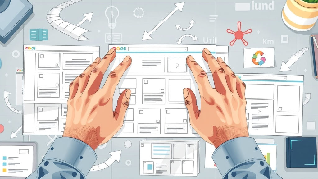 Detailed website wireframes for optimal site structure and search engine rankings in Orlando
