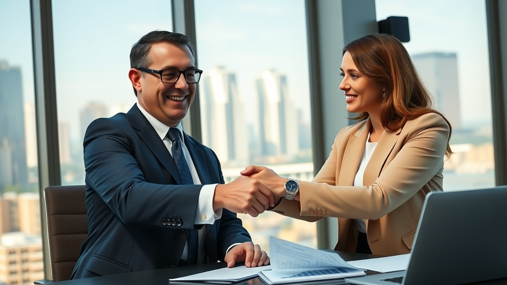 executive attorney reviewing digital marketing strategy for law firm