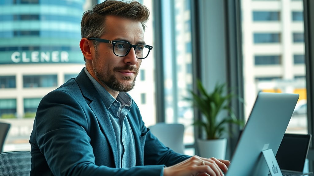 Orlando business owner reviewing local seo analytics digital marketing