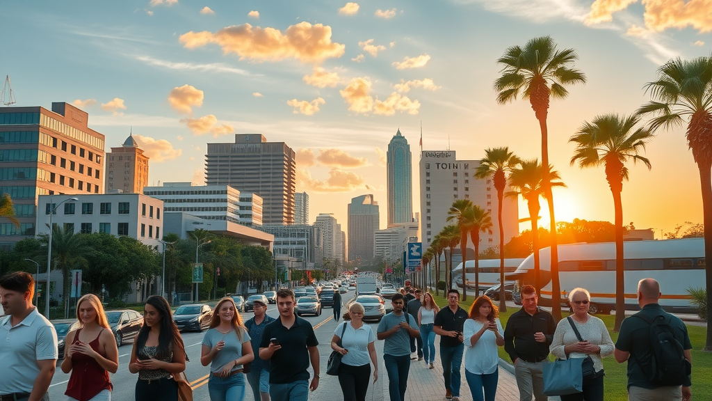 Orlando cityscape sunrise local seo small business digital marketing