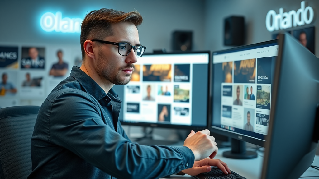 Web design expert optimizing digital presence for Orlando business - web design Orlando Florida