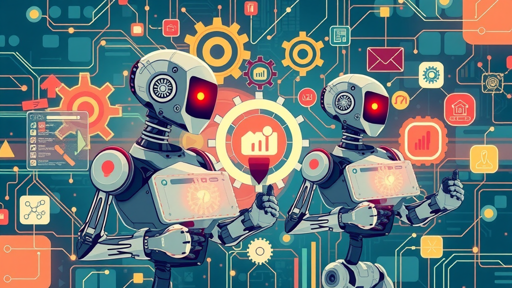 conceptual art showing marketing agency automation tools workflow automation software data flow