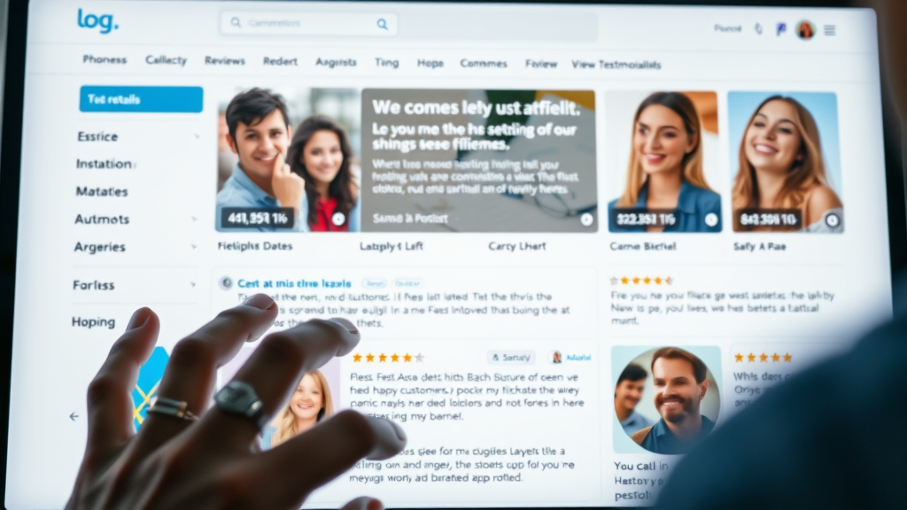 Modern ecommerce product page with dynamic customer testimonials and review snippets for conversion optimization