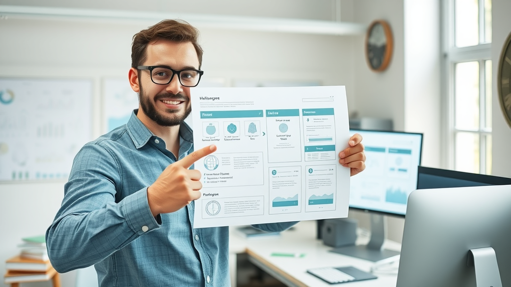 Web designer presenting homepage site design strategies for lead generation and conversion