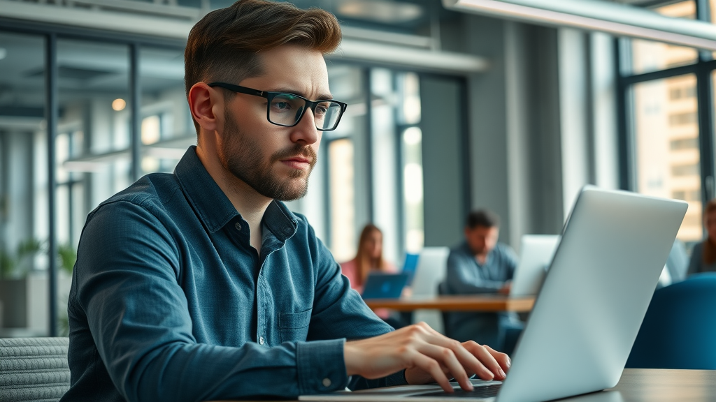 digital marketing professional analyzing graphs for seo for contractors