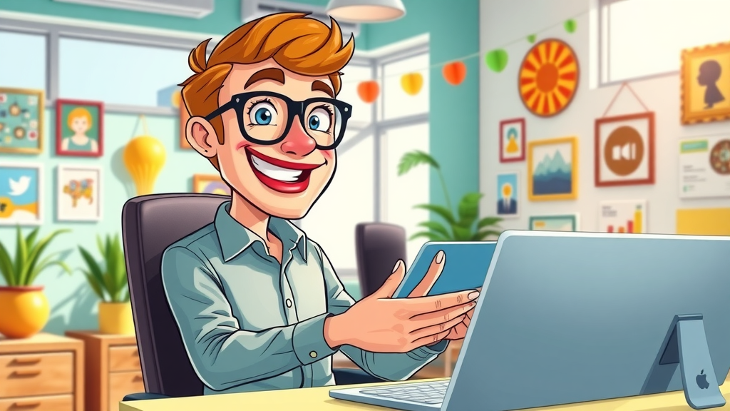 Social media manager in Orlando scheduling digital content for local business campaigns