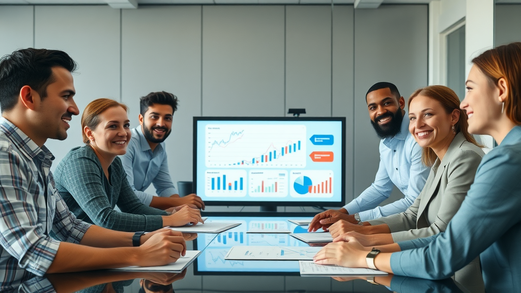 diverse marketing experts planning digital strategy for law firm in Orlando